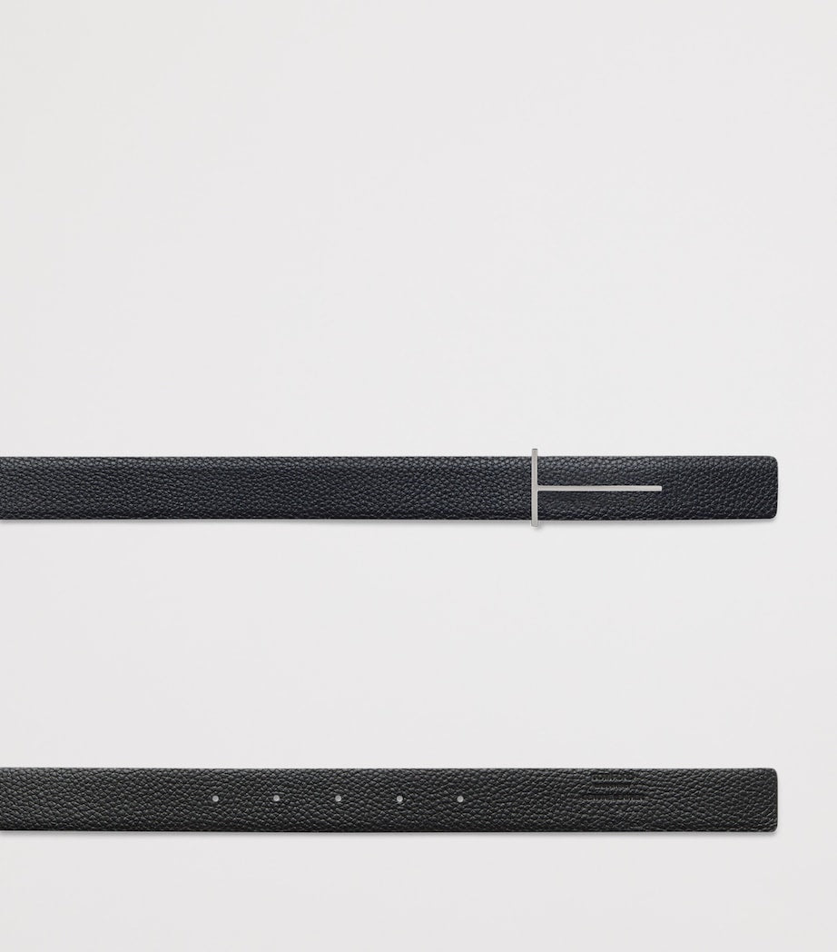 Tom Ford calf leather slim T belt - British product