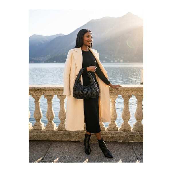 IKRUSH Aria Pleated Hobo handbag, imported from the UK