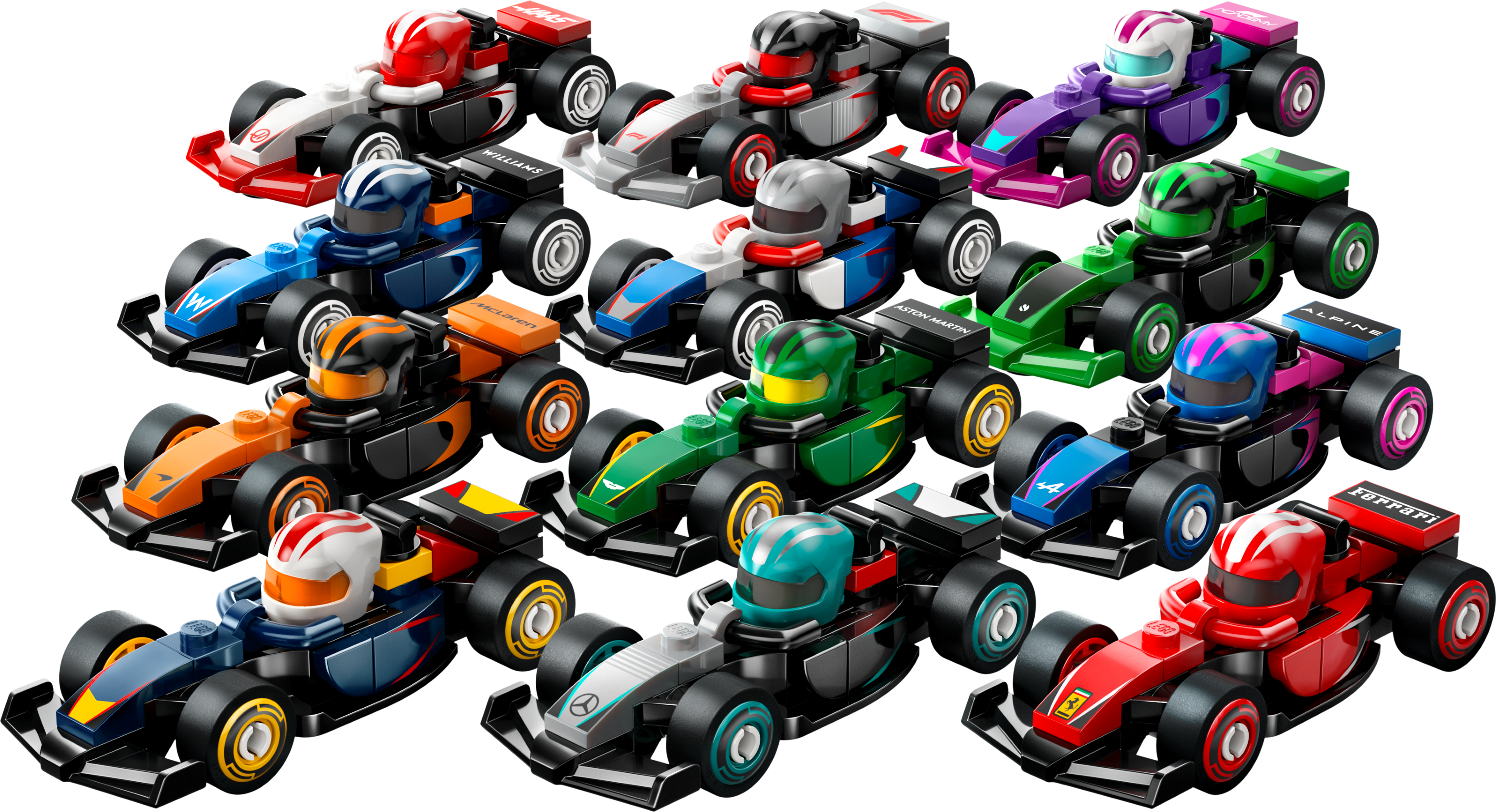 LEGO F1 Sammler-Rennwagen 29 Teile - Britisches Produkt