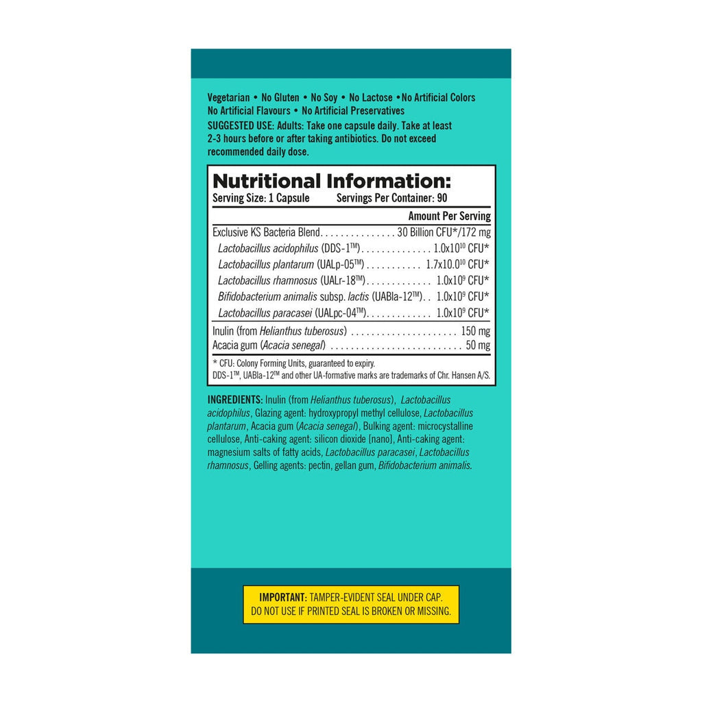 Kirkland Signature ProbioPlus 30 Billion, 90 Capsules