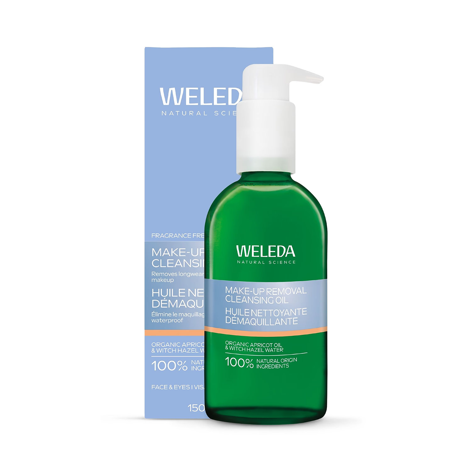 Fragrance-Free Make-Up Removal Cleansing Oil with Apricot Oil 150ml