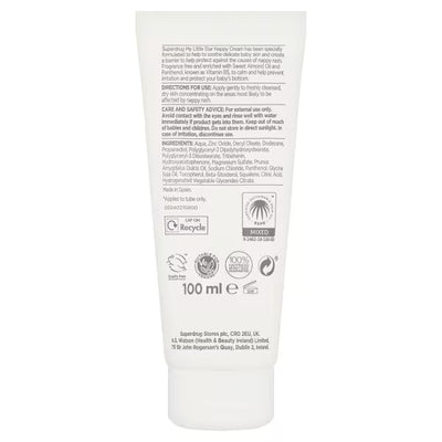 Superdrug My Little Star Vegane Windelcreme Barrierecreme 100ml