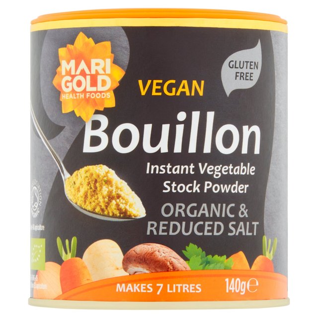 Marigold Organic Vegan Bouillon Powder Reduced Salt   140g GOODS M&S   