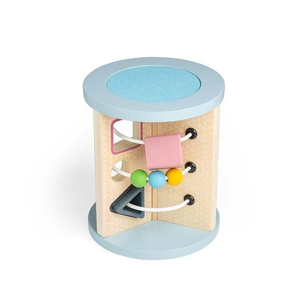 Bigjigs Toys Wooden Rolling Sensory Shape Sorter