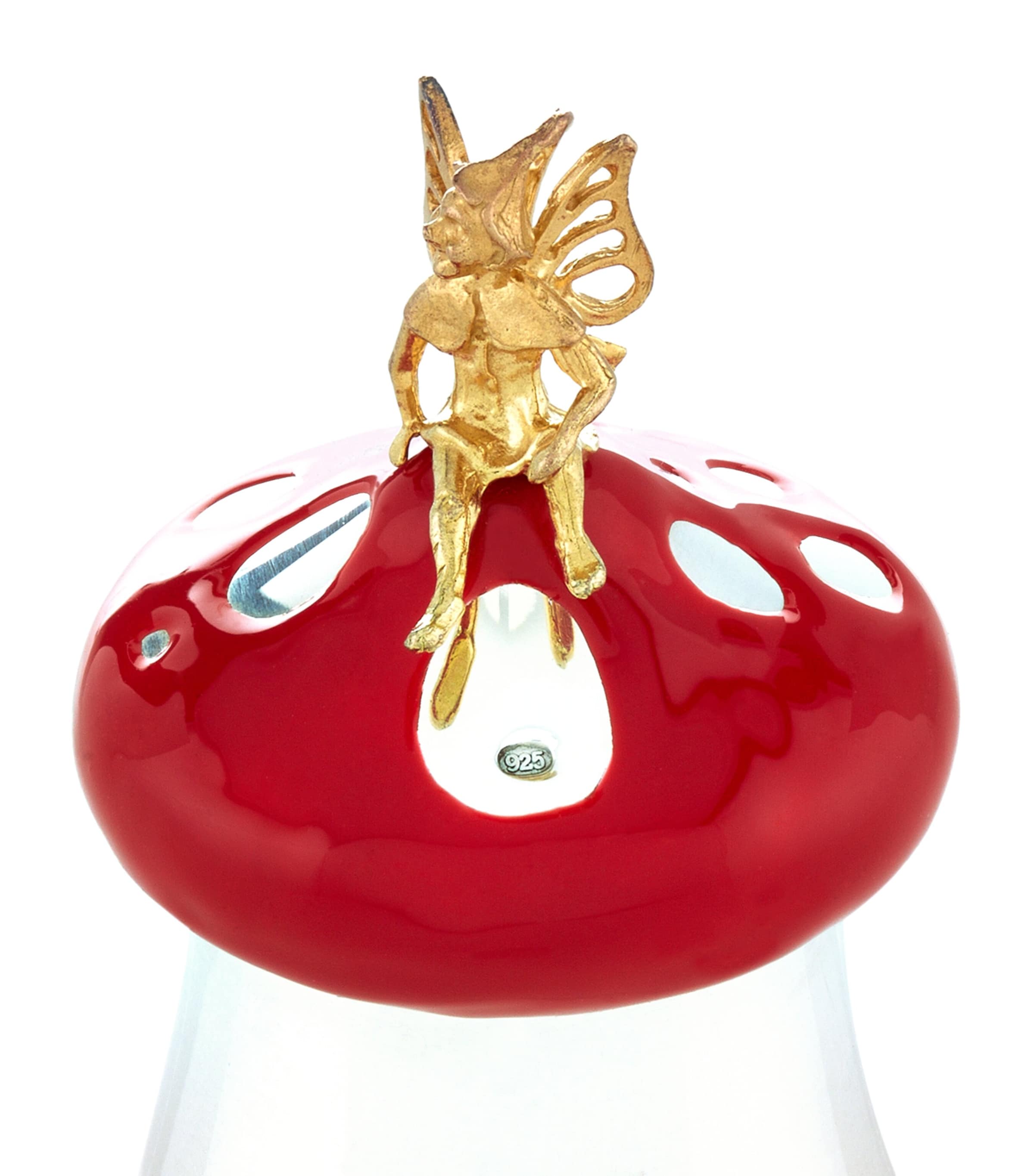 Carrs Sterling Silver Toadstool Keepsake Box - British product