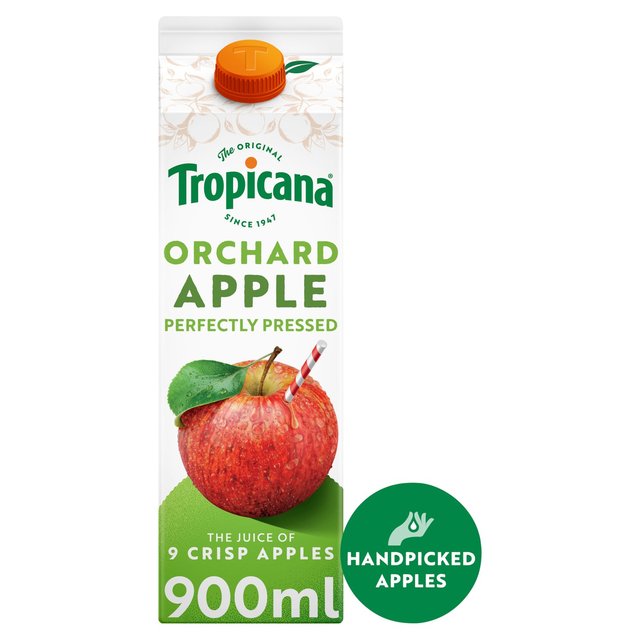 Tropicana Pressed Apple Fruit Juice   900ml