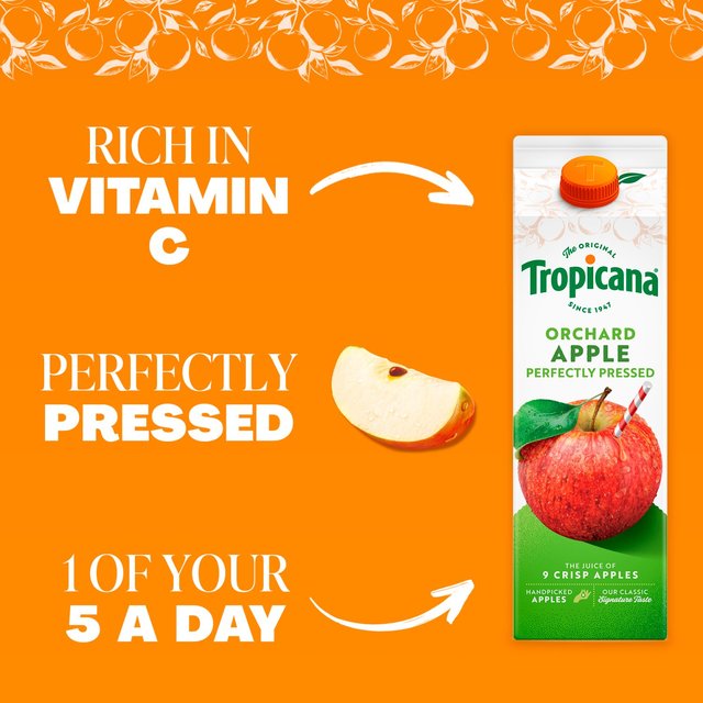 Tropicana Pressed Apple Fruit Juice   900ml GOODS M&S   