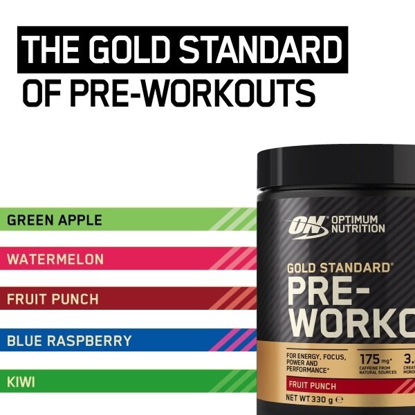 Optimum Nutrition Fruit Punch Gold Standard Pre-Workout 330g