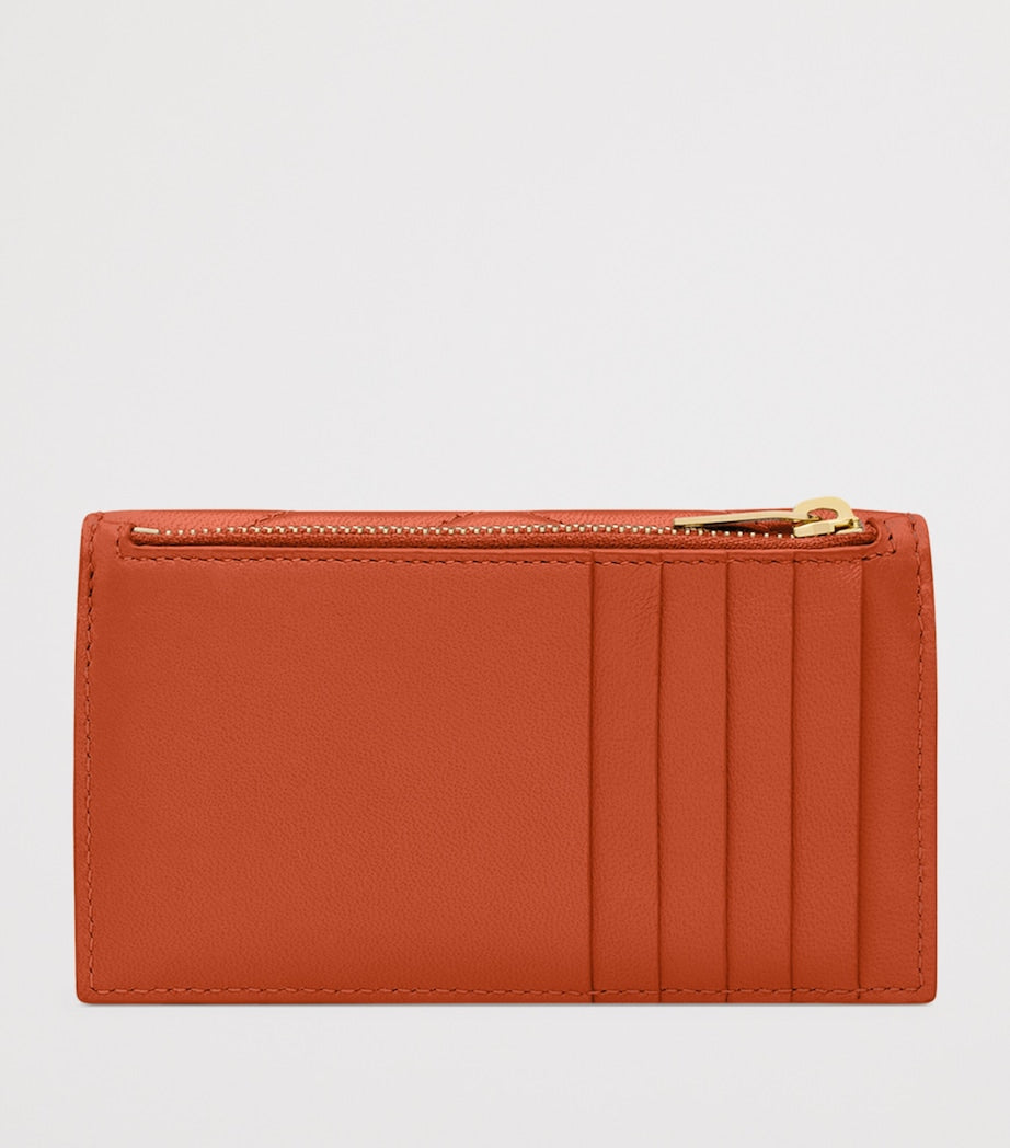 Saint Laurent Cassandre flap card holder H8cm, imported from the UK
