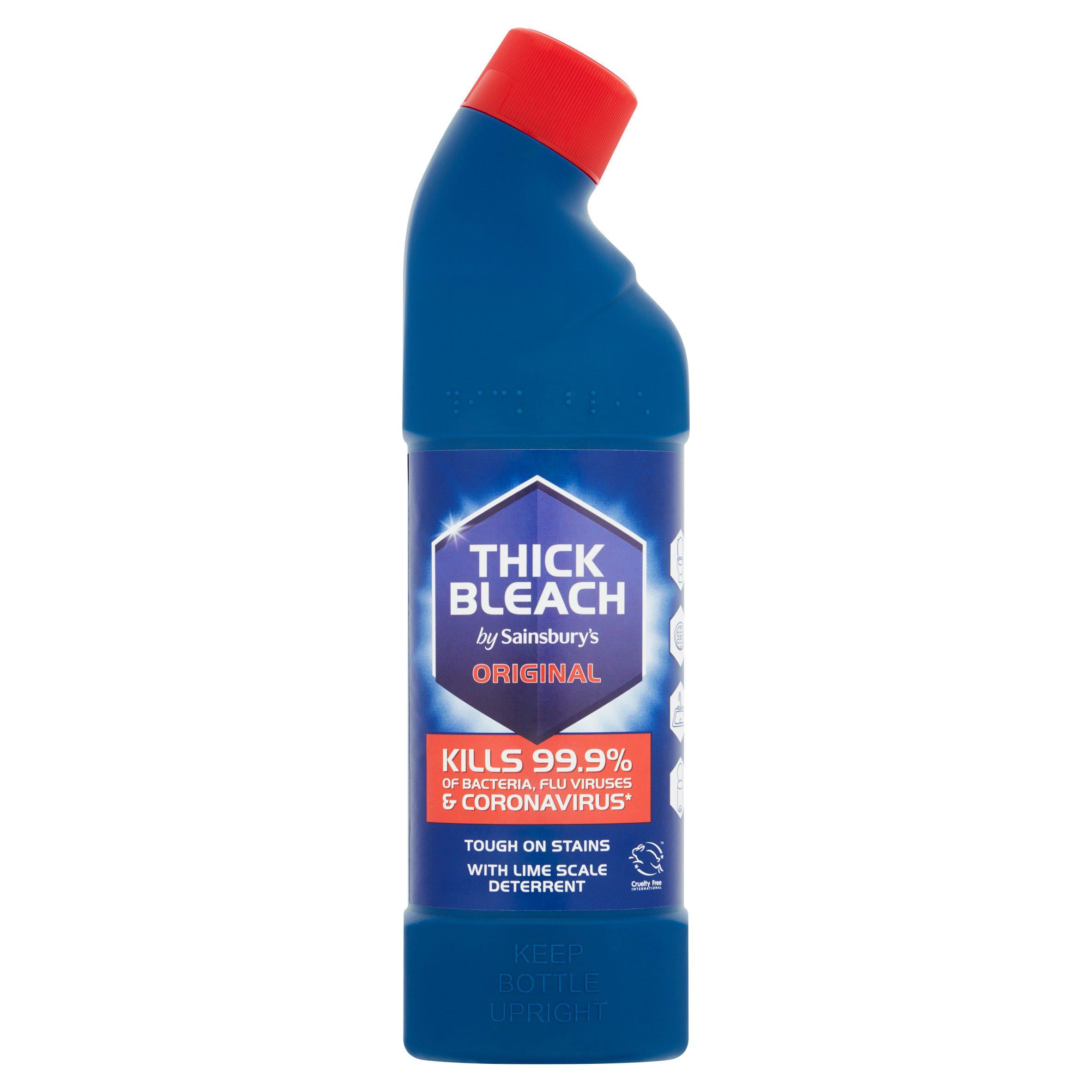 Sainsbury's Thick Bleach 750ml essentials Sainsburys   