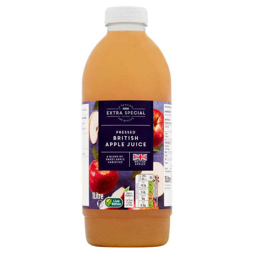 ASDA Extra Special Pressed British Apple Juice GOODS ASDA   