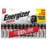 Energizer Max AA Alkaline Batteries x12 GOODS Sainsburys   