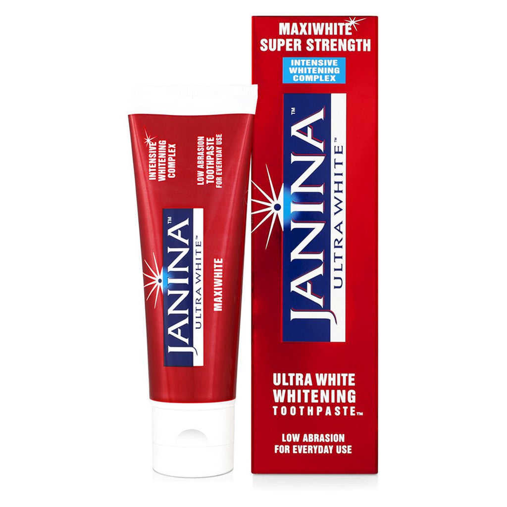 Janina Ultra White Maxi Super Strength Whitening Toothpaste 75ml