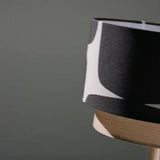 Habitat Lohko table lamp black ash wood - British product