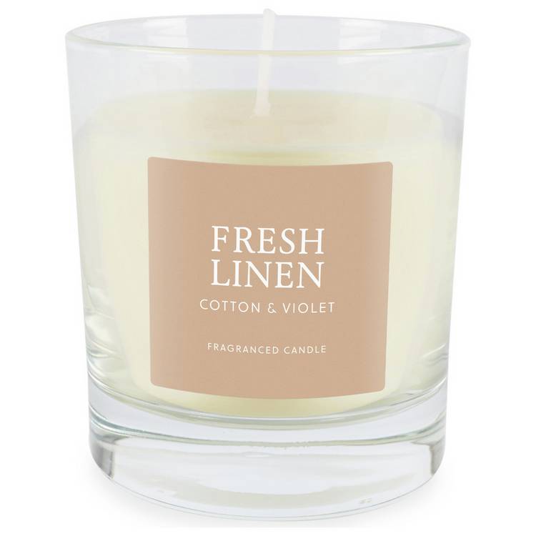 Wax Lyrical Fresh Linen candle, UK version