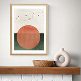 East End Prints Rising Sun Unframed Wall Print A2