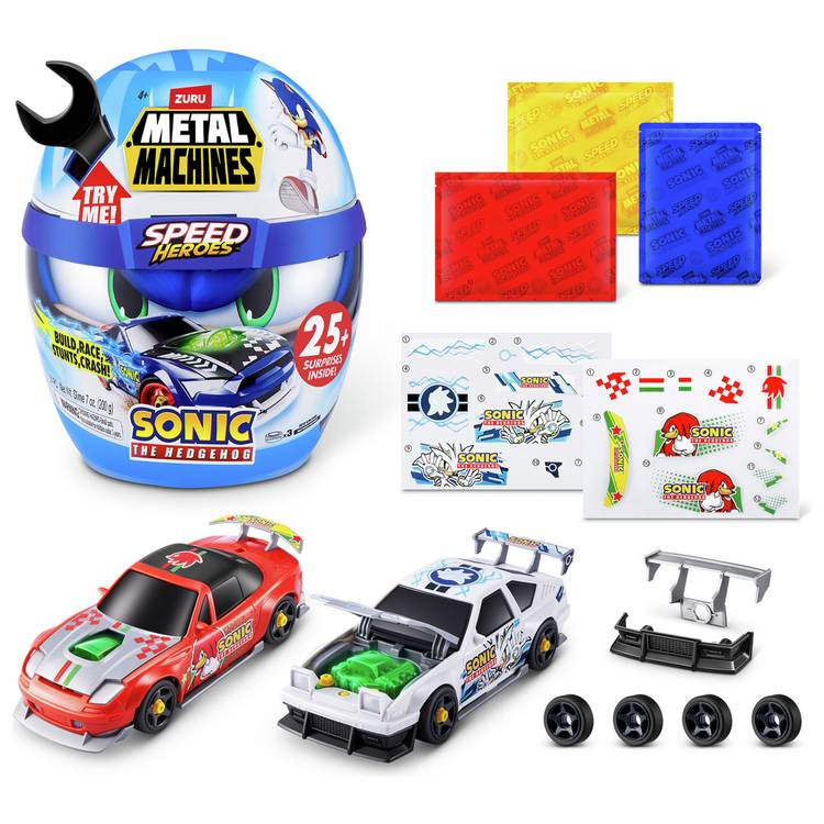 Zuru Metal Machines Sonic Speed Heroes playset, UK version