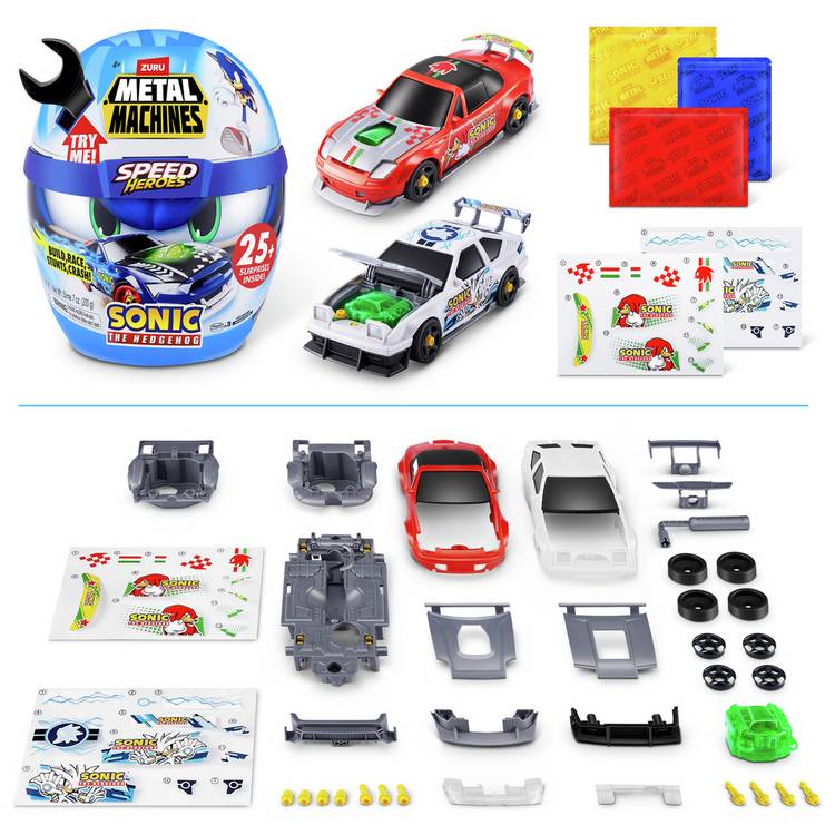 Zuru Metal Machines Sonic Speed Heroes playset, UK version