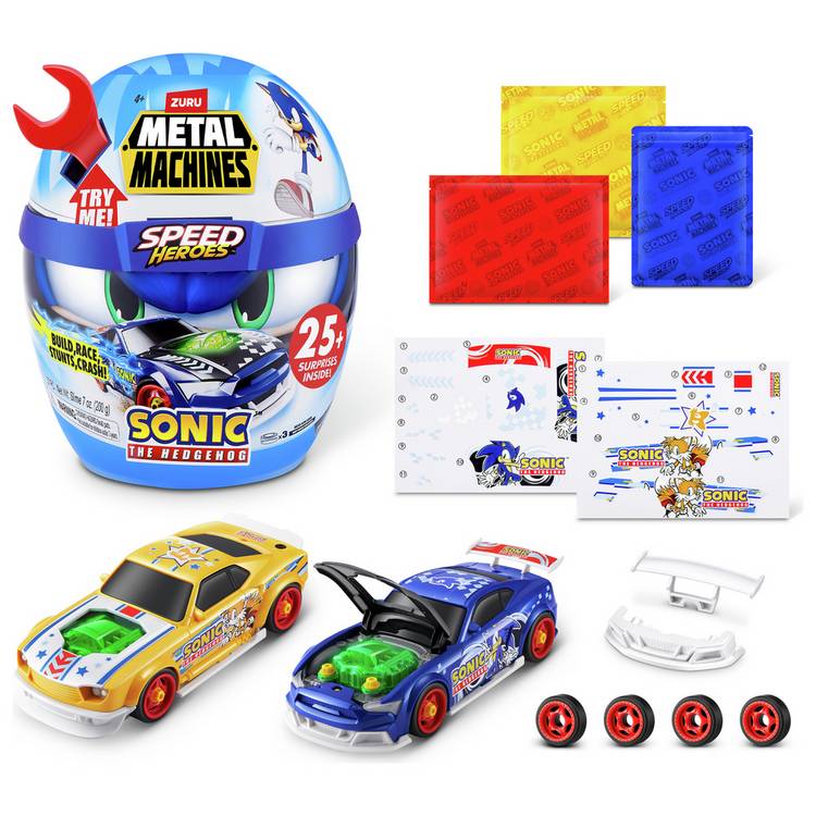 Zuru Metal Machines Sonic Speed Heroes playset, UK version