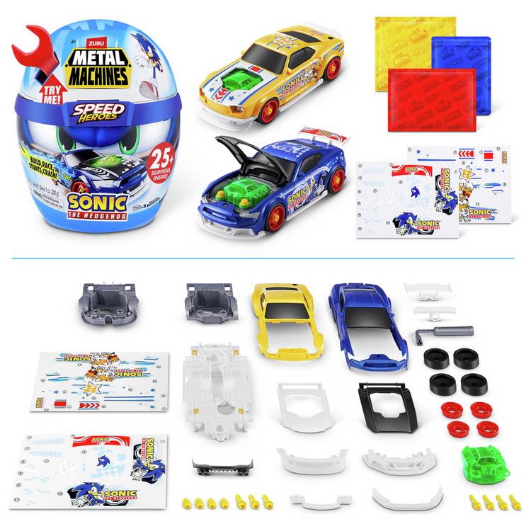 Zuru Metal Machines Sonic Speed Heroes playset, UK version