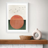 East End Prints Rising Sun Unframed Wall Print A2