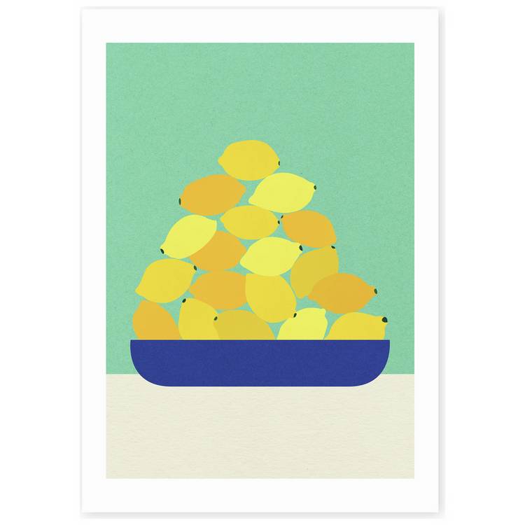 East End Prints Sicily Lemons art print A3, UK version