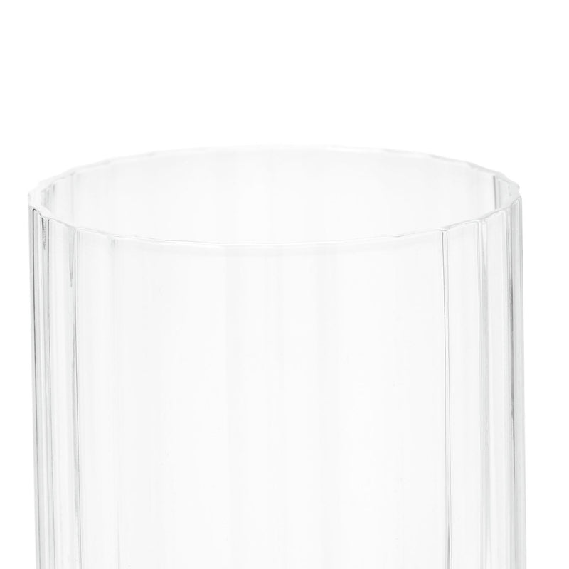 Habitat clear ribbed tumblers set of 4 250ml, imported from the UK