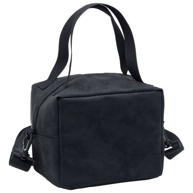 Smash black lunch bag with antibacterial lining, UK version