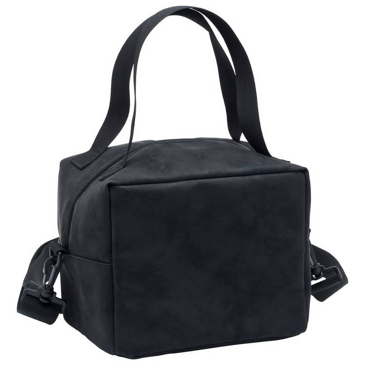 Smash black lunch bag with antibacterial lining, UK version