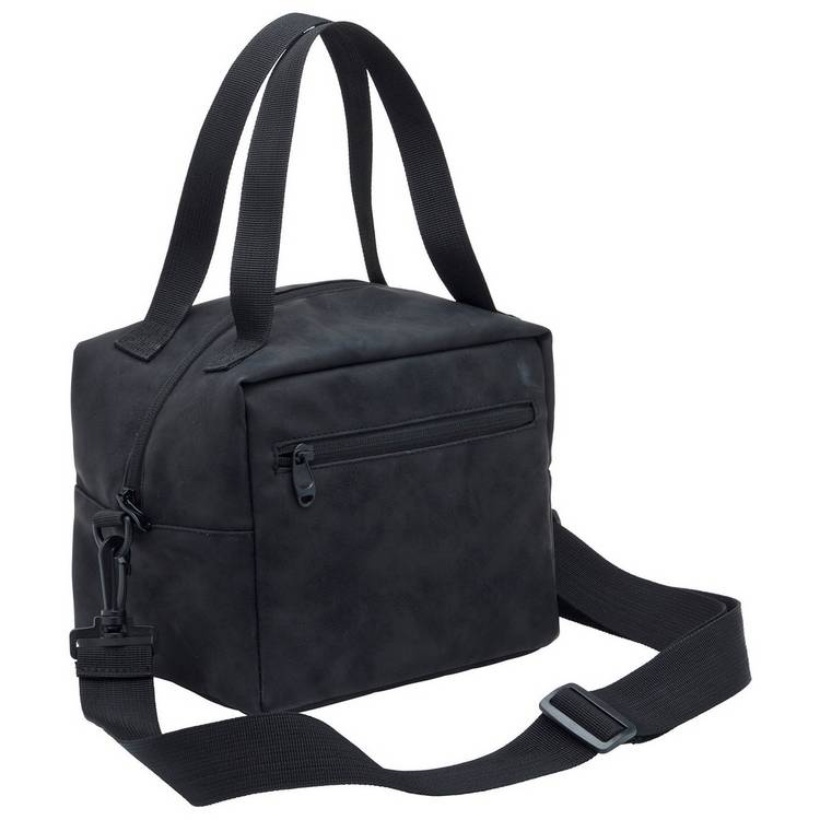 Smash black lunch bag with antibacterial lining, UK version