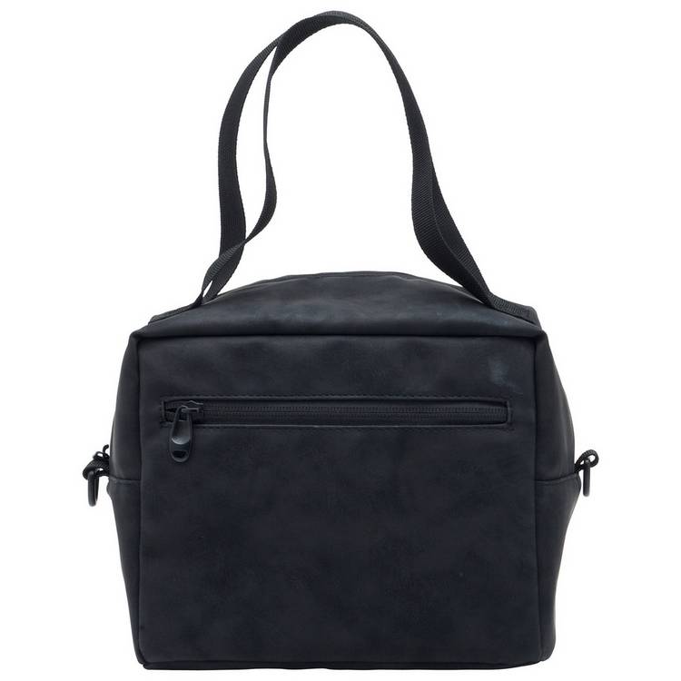 Smash black lunch bag with antibacterial lining, UK version