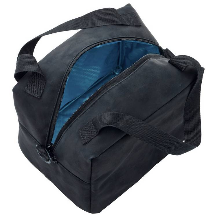 Smash black lunch bag with antibacterial lining, UK version