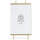 Habitat gold glass easel picture frame 4x6 inches, UK version