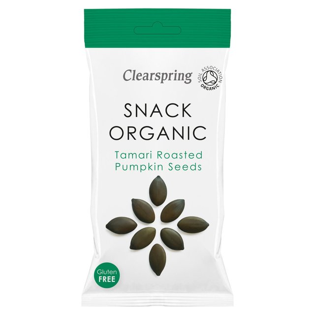 Clearspring Organic Tamari Roasted Pumpkin Seeds   30g