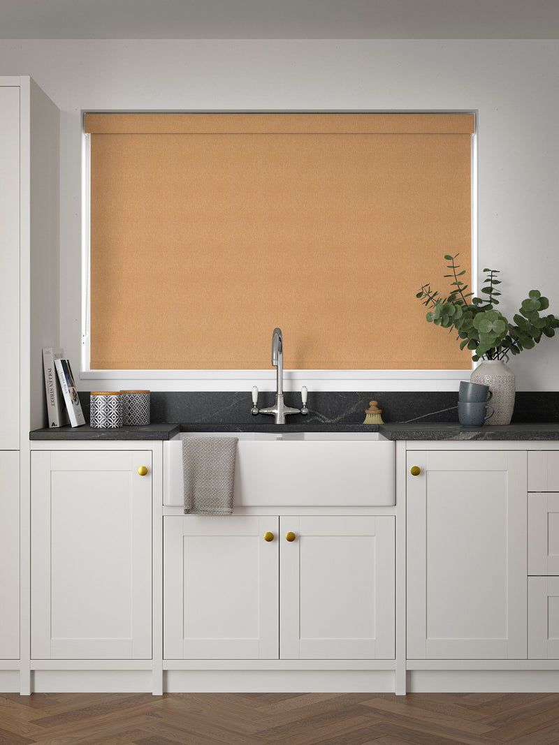 Next Augustus Ochre roller blind, imported from the UK