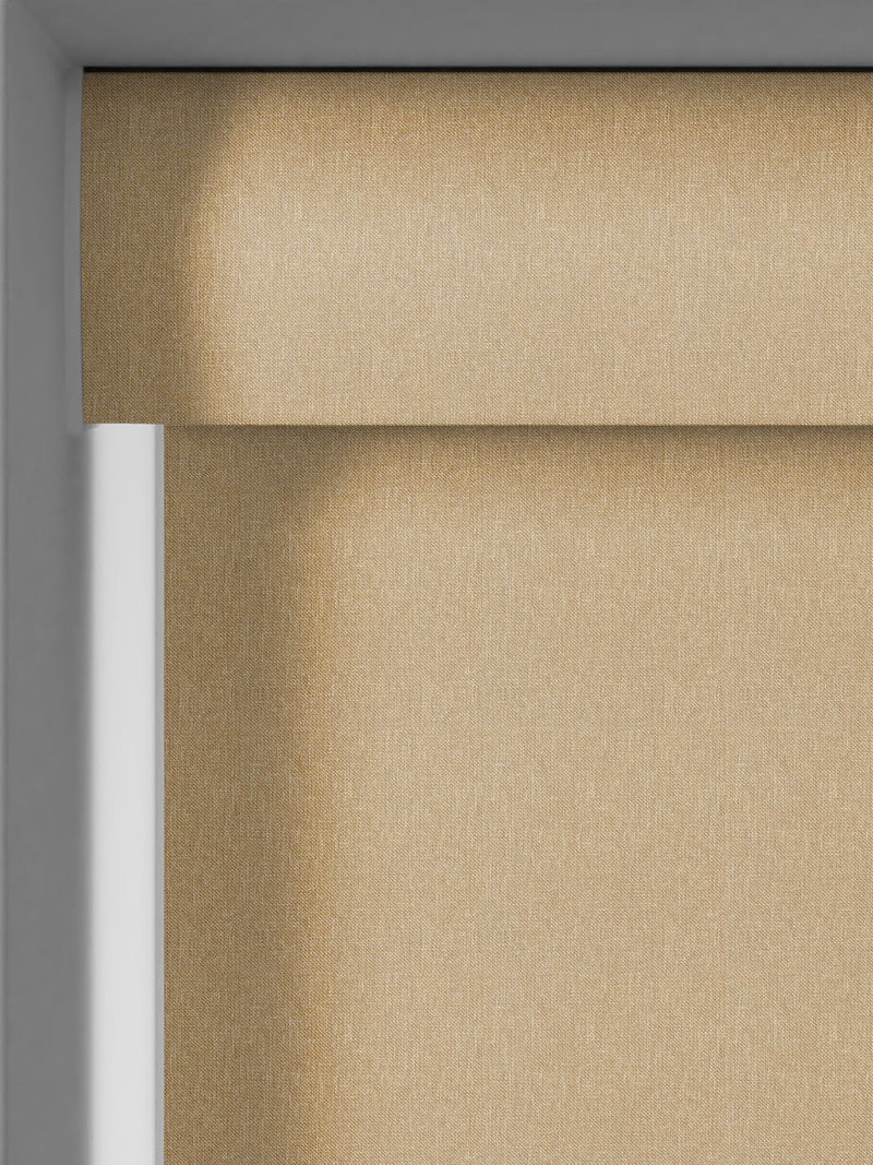 Next Augustus Ochre roller blind, imported from the UK