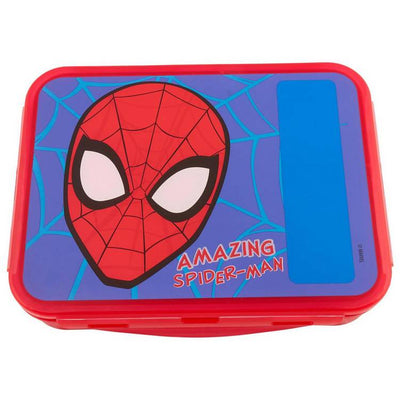 Argos Spider-Man Personalised Bento Lunch Box 22cm x 17cm x 5cm- Buy online at McGrocer