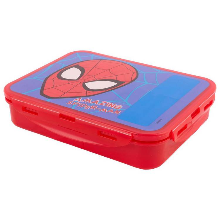 Spider-Man personalised bento lunch box H5 W17 D22cm (British brand)
