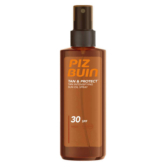 Piz Buin Tan & Protect Tan Accelerating Oil Spray SPF30 High 150ml GOODS Boots   