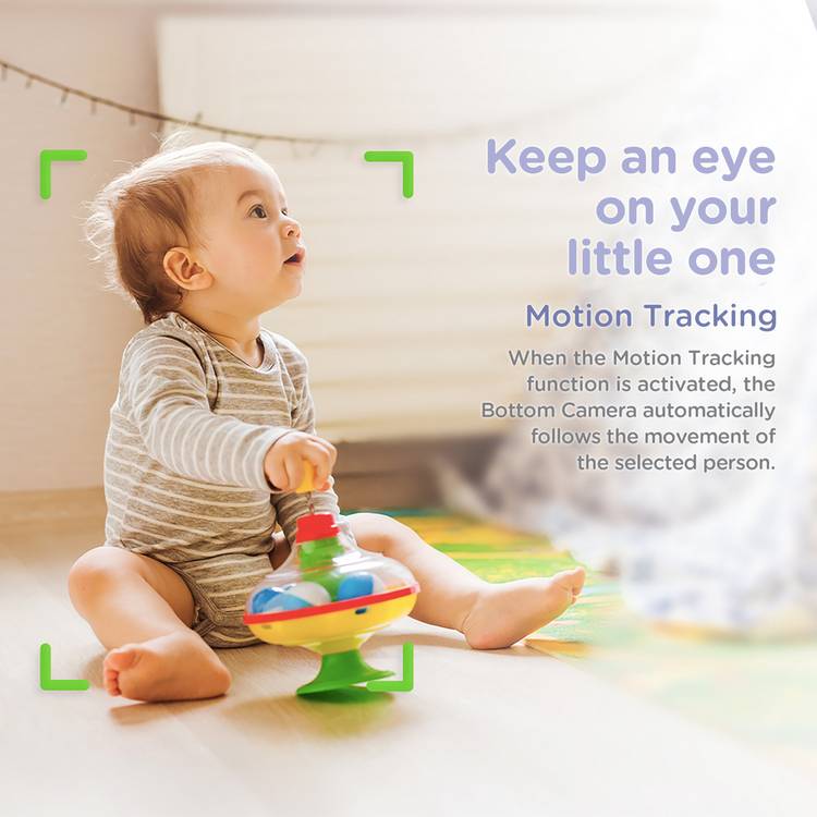 Hubble Nursery Dual Vision smart baby monitor, imported from the UK
