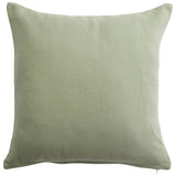 Argos Home woven check cushion in green 43x43cm - British product