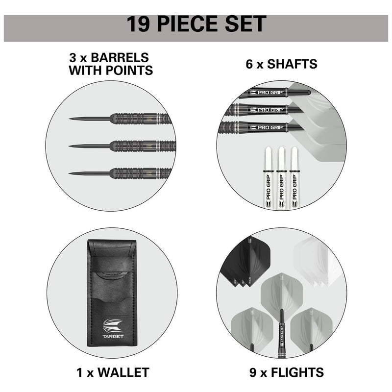 Target Ares 22g tungsten darts set, UK version