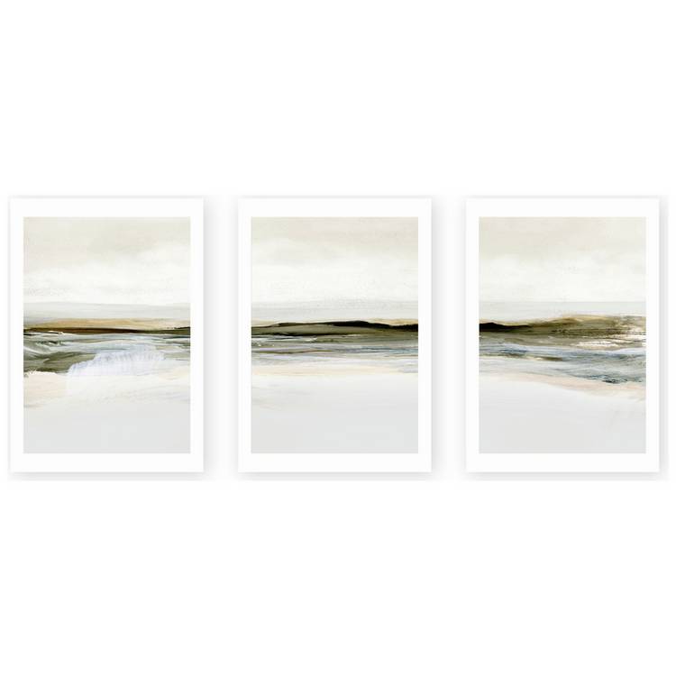 East End Prints triptych art print A3, imported from the UK