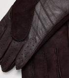Dents Pembrey touchscreen leather gloves, imported from the UK