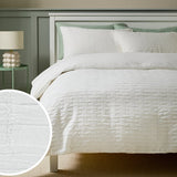 Habitat white crinkle bedding set single, UK version