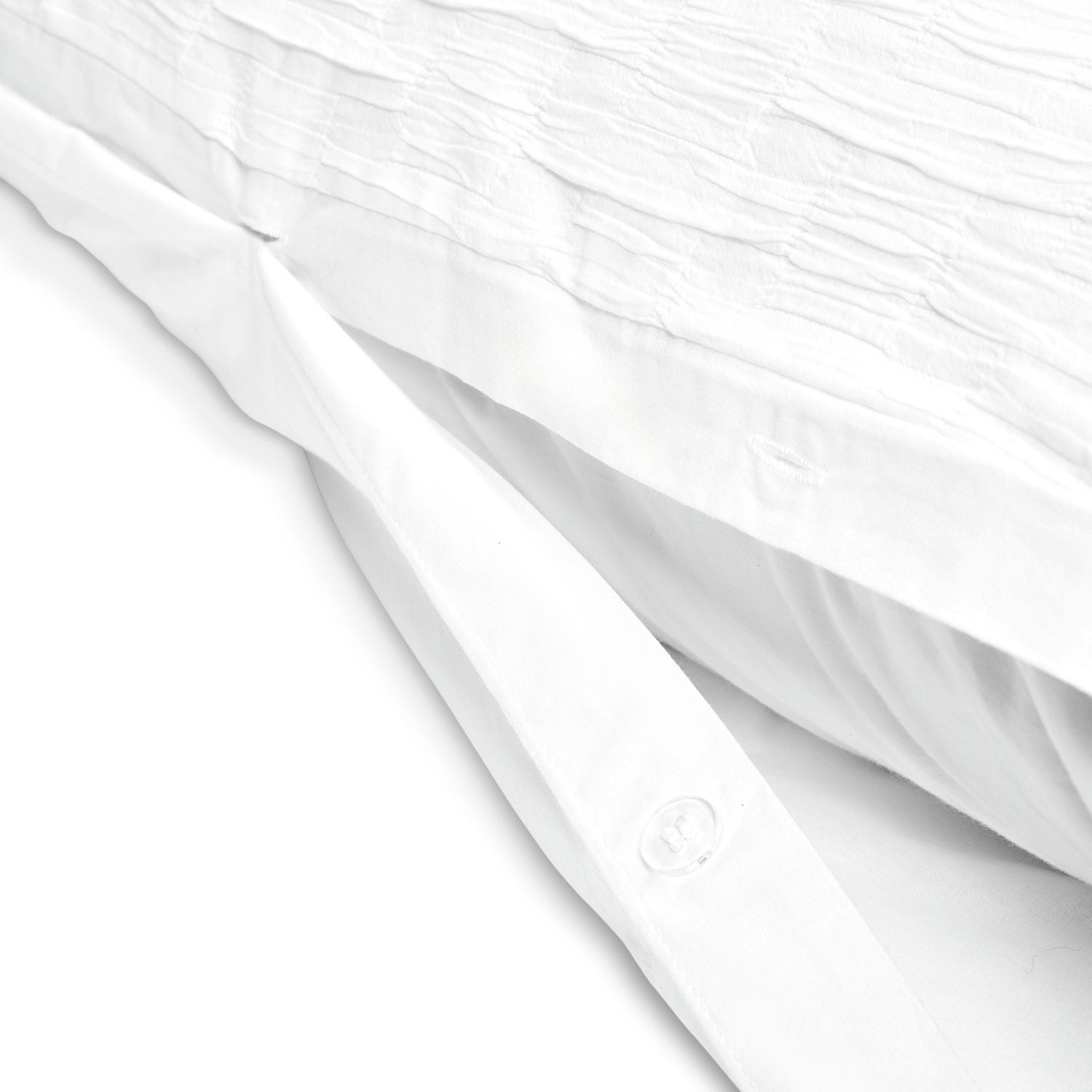 Habitat white crinkle bedding set single, UK version