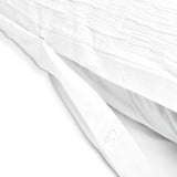 Habitat white crinkle bedding set single, UK version