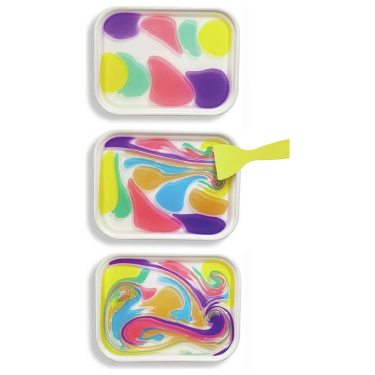 Paint Pop Marbling Set 12 paints craft kit, UK version