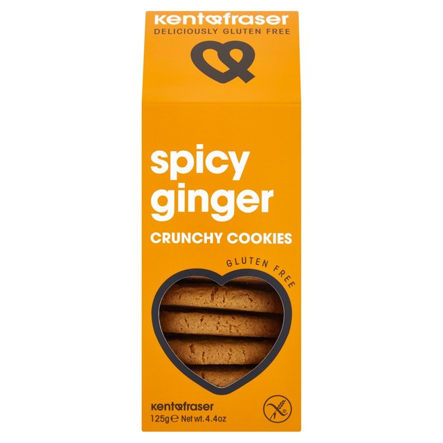 Kent & Fraser Gluten Free Spicy Ginger Crunchy Cookies   125g GOODS M&S   