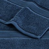 Habitat Supersoft bath sheet denim blue thick cotton - British product
